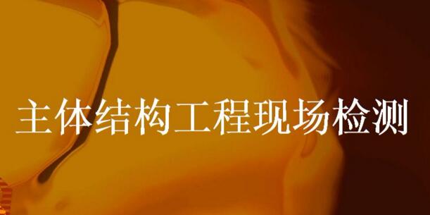 主体结构工程检测